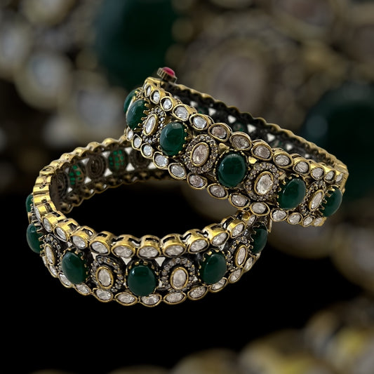 Antique Polki Bangles