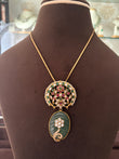 MS(683)Zuri Sabyasachi inspired pendant set