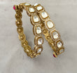 Tarabai single line Polki bangle