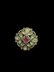 Adjustable Polki Ring