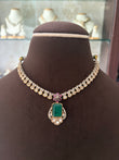 TS(450)Iravati antique necklace with doublet stone