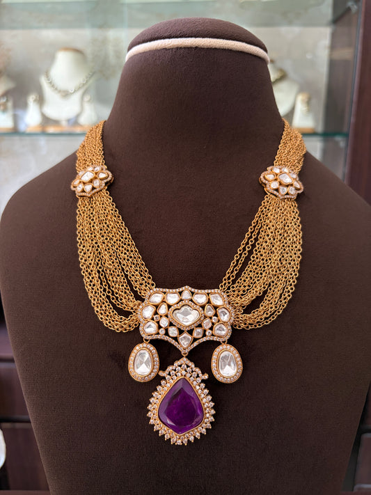 RD(1262)Belinda chain necklace set