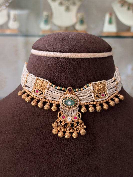 SV(650)Gaurika heritage necklace set