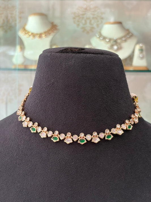 Open Polki necklace