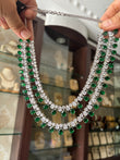 Camilla double layer Cz stone necklace