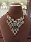 CH(1292)Maria antique baget setting necklace
