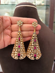 MS(787)Nadira statement moissanite earrings