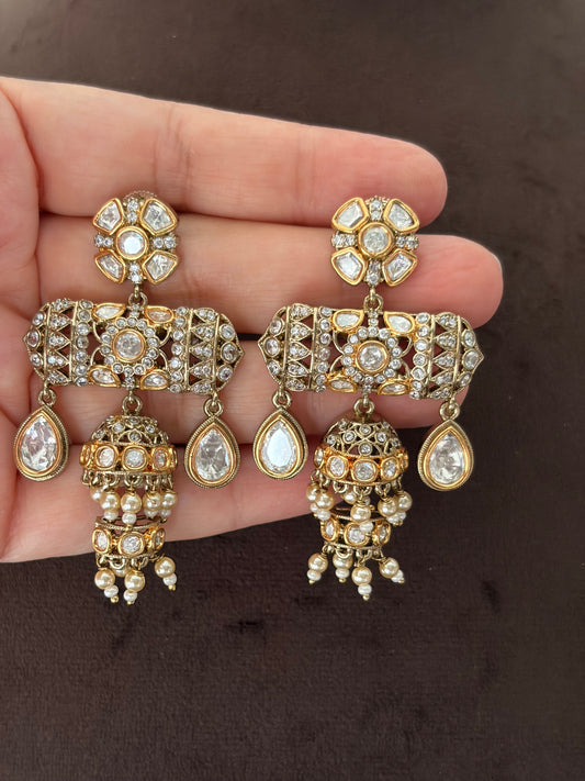 ER(1266)Adelaide antique long necklace set