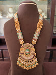 SV(1150)Maitreyi gold look long necklace