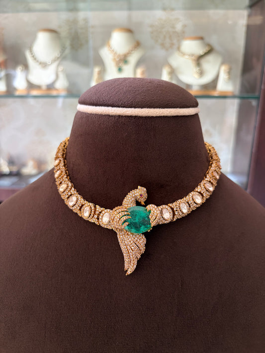 CD(877)Ahilya moissanite necklace set