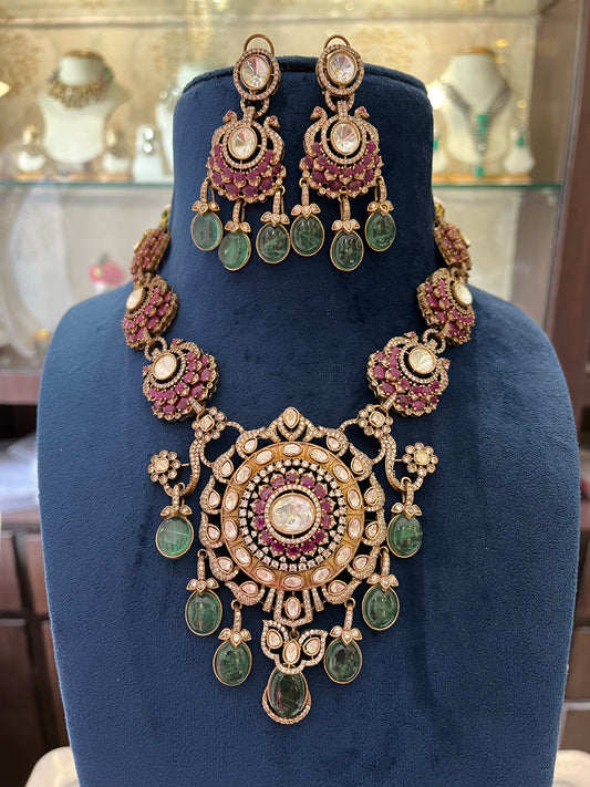 Antique Finish Malaika Necklace