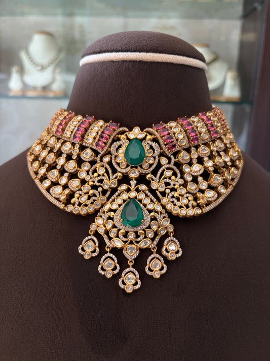 NP(4259)Amaya designer necklace set