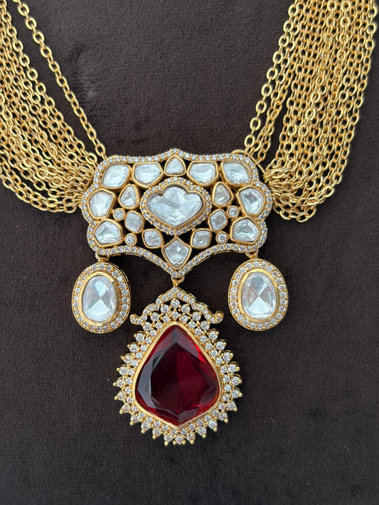 RD(1262)Belinda chain necklace set