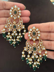 Draupadi jadau Polki earrings