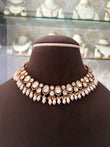 MS(1164)Rania moissanite necklace set