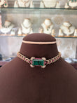 CH(741)Josephine antique doublet stone choker