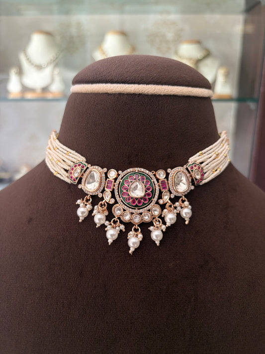 TS(563)Bhanumati Polki choker