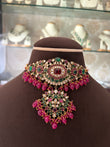 CD(919)Camille antique Jadau necklace set