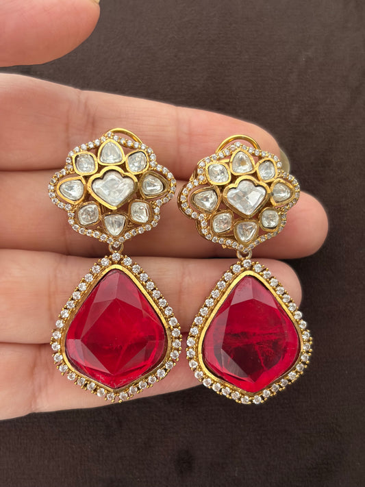 Rd(1262)Rania designer Polki necklace