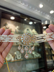 White Polki Choker