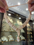 V shape, Polki necklace
