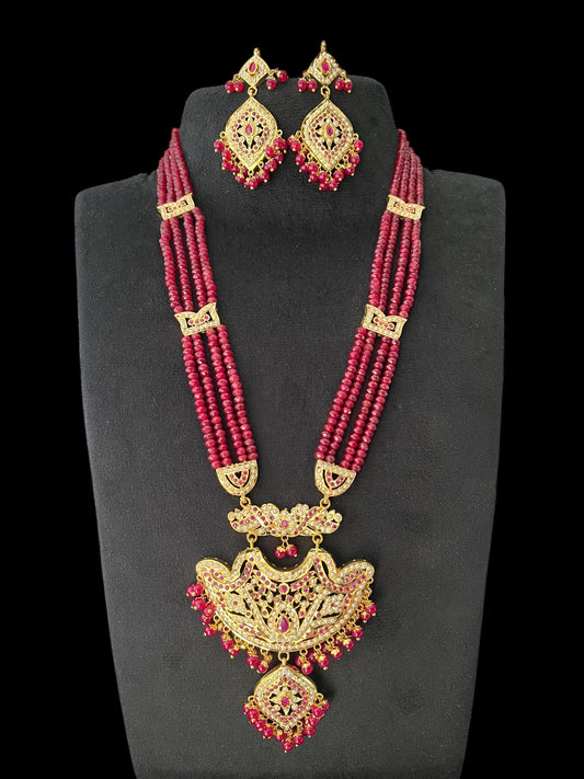 Long jadau Necklace set