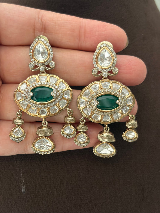 TS(890)Arundhati antique Multi colour necklace set