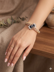 Openable CZ stone bracelet