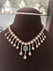 SG(779)Jayasri antique mint drop necklace