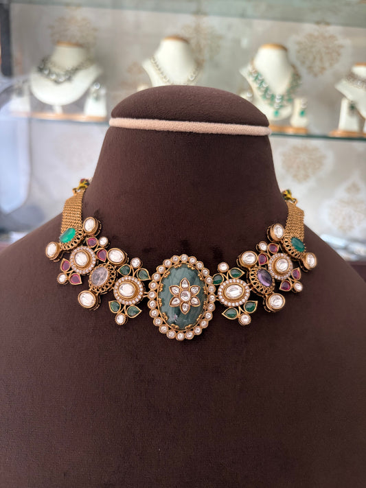 MS(962)Ophelia Sabyasachi inspired choker cum necklace