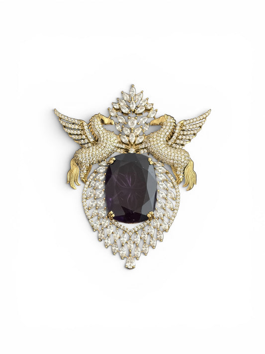 Unicorn brooch
