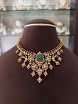 AR(1723)Rhea dual plating designer Necklace