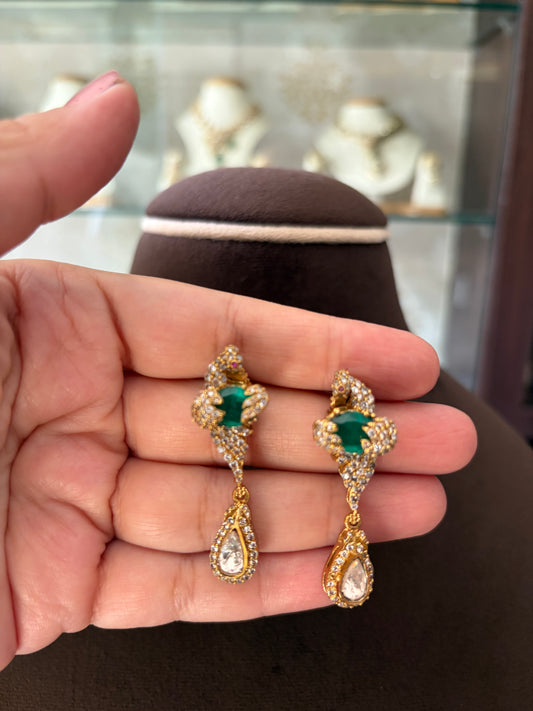 CD(877)Ahilya moissanite necklace set