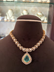RD(698)Amara mint drop necklace set