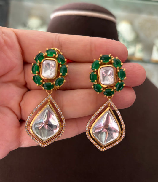 RD(238)Gauri Polki Earrings