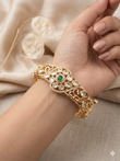 Open setting Polki bracelet