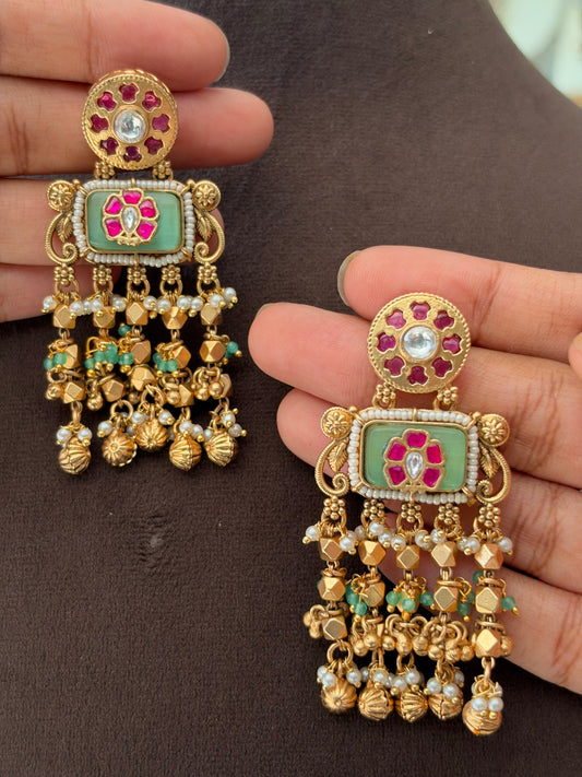 SL(285)Advika ghungroo earrings