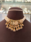 MF(778)Matilda gold plated moissanite choker