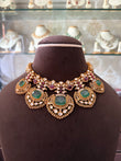 Antique gold, Polki necklace