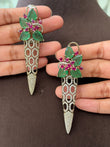 CH(462)Nayla antique finish earrings