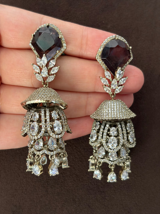 CH(464)Elise antique earrings