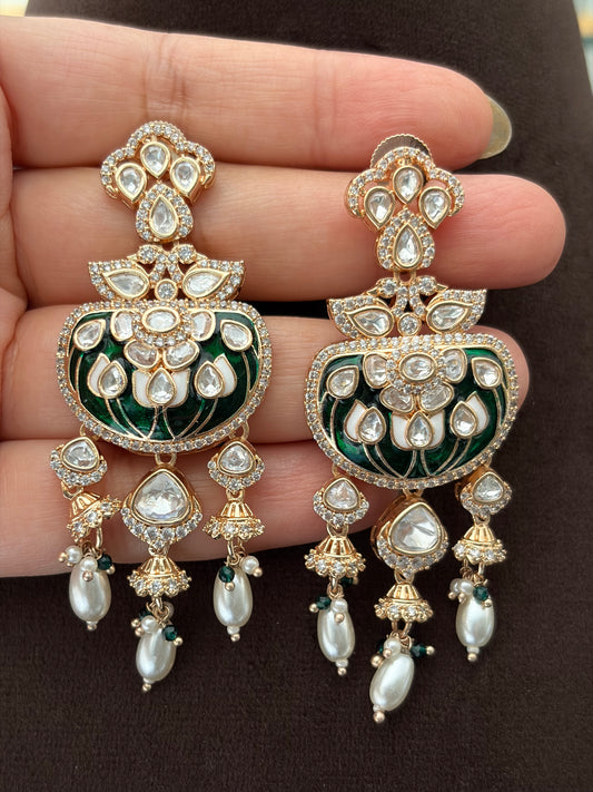 MS(722)Grace meenakari Polki choker