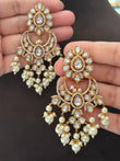 Draupadi jadau Polki earrings