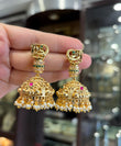 Gold plated jhumki