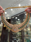 Moissanite Emerald necklace