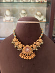 SV(610)Gandhari gold look necklace set