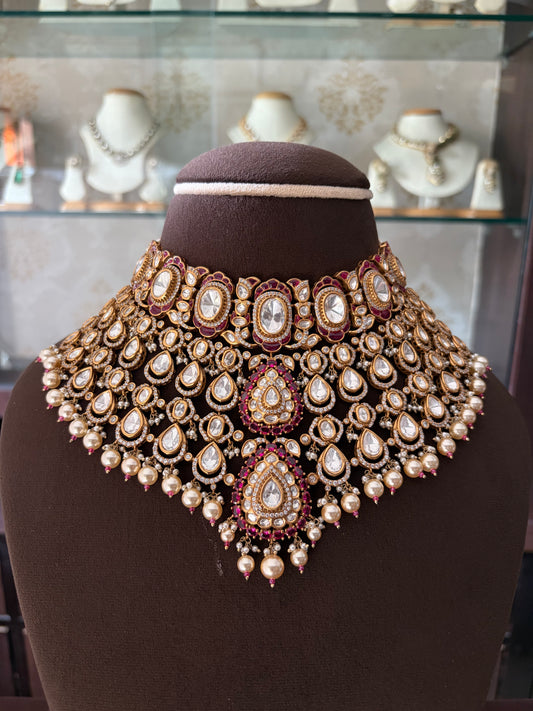 NP(4371)Aaratrika rajwada necklace set