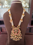 MS(1554)Maharani long Jadau necklace set