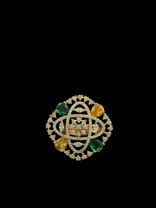CZ Adjustable ring