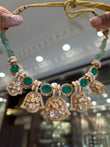 Gold plated Moissanite Necklace